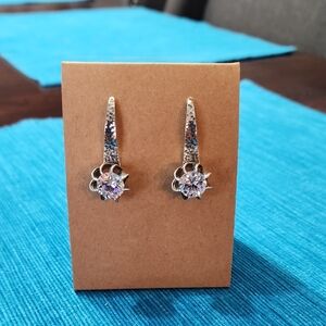 Elegant Sterling Silver Drop Earrings
